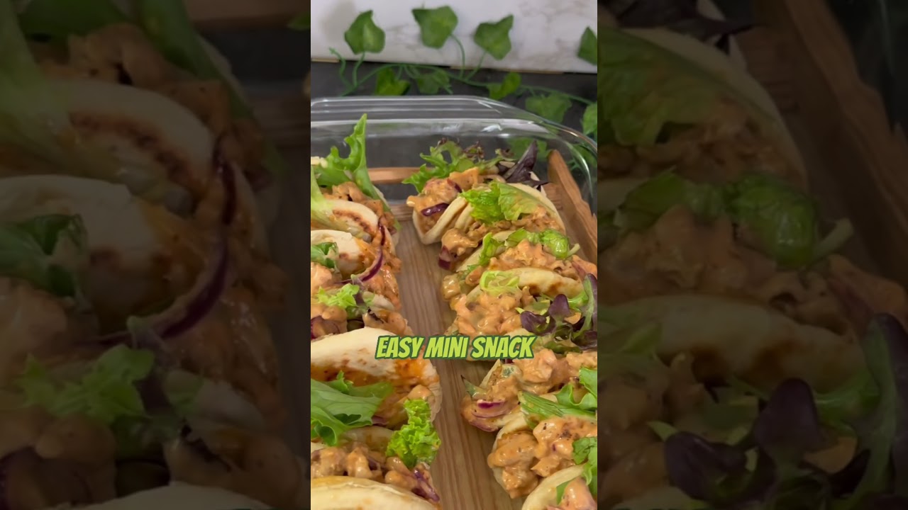 Mini chicken pita bites. Full recipe on channel