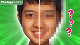 Photopea Tutorial - How to Selectively Pixelate any Image screenshot 5