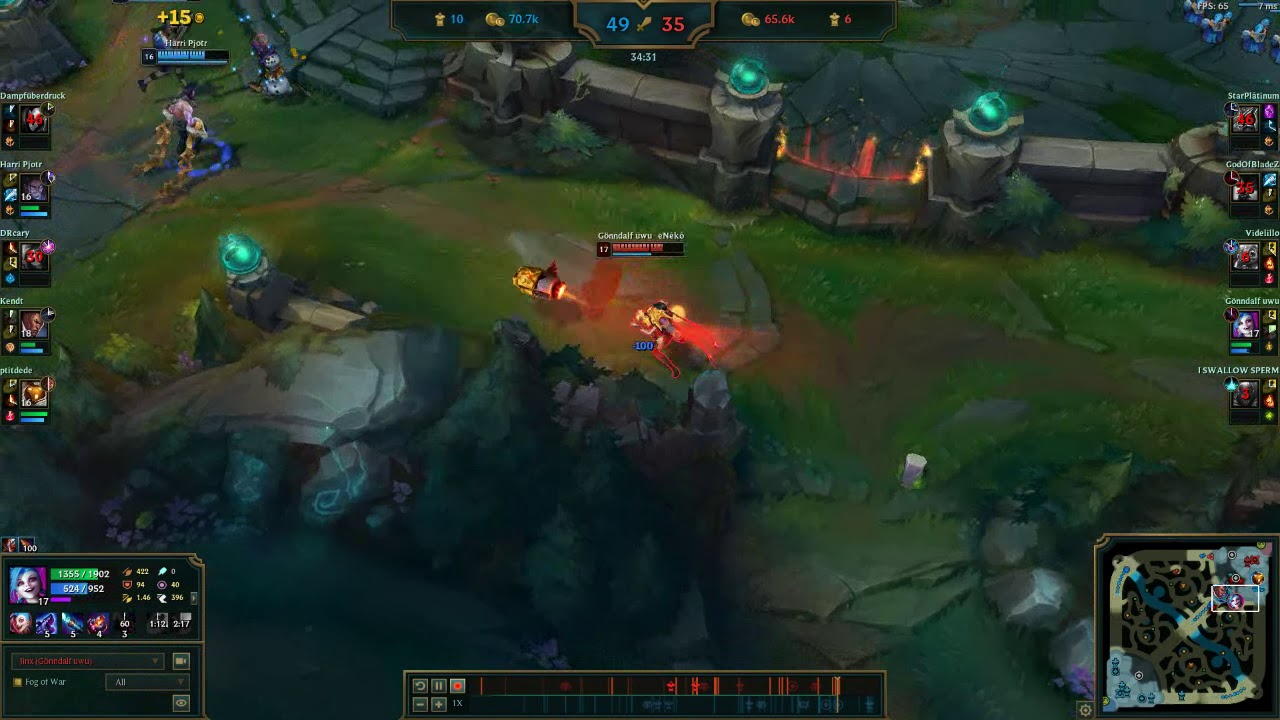 jinx pro kiting - YouTube