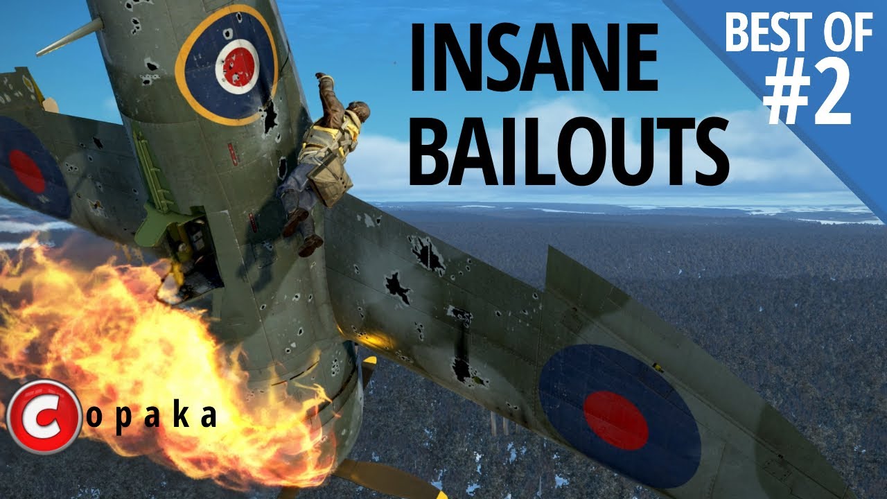 Insane bailouts V2 / iL-2 great battles Flight Simulator