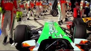 Adrian Sutil Crash At Hungarian Gp 2010