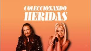Colleccionando Heridas Karol G - Feat Marco Antonio Solís Video Lyric