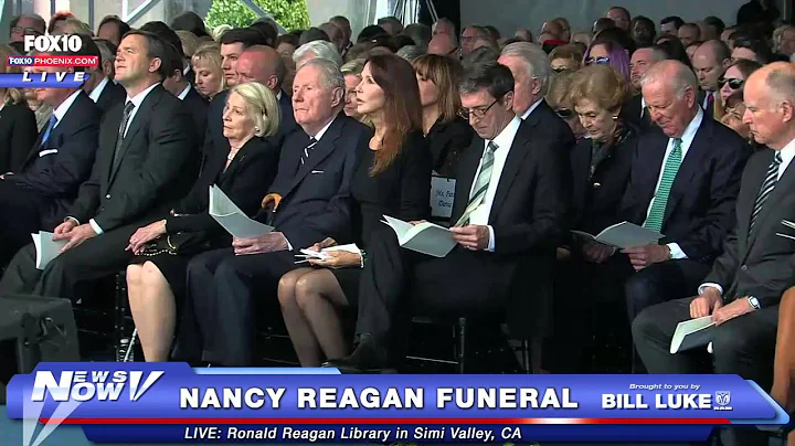 Nancy Reagan Funeral at Ronald Reagan Library in S...