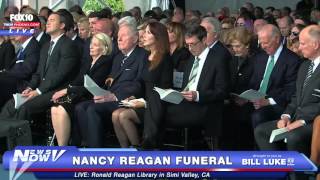 Nancy Reagan Funeral at Ronald Reagan Library in Simi Valley  FULL  FNN