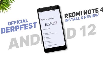 Install Derpfest Official - Android 12 - Redmi Note 4 - Game Space, Material You