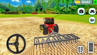 Real Tractor Driver Simulator 3D - Farming Tractor Plowing Rice Fields - Android Gameplay screenshot 5