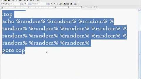 Matrix effect in Command Prompt - HellBoundbloggers.com