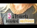 Diy how to make a braided bracelet 5 trands braidplait