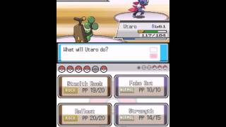 Pokemon HeartGold Randomizer Gold vs Brock (Pewter Gym)