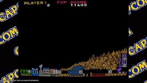 Capcom Arcade Stadium  Ghosts  and Goblins gameplay