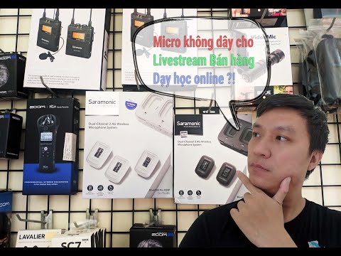 Video Chọn mua micro không dây dành cho Livestream bán hàng... - YouTube