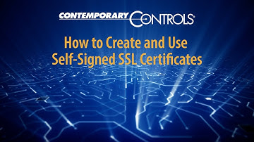 How to Create and Use Self Signed SSL Certificates