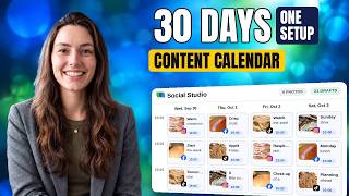 How to Create a Social Media Content Calendar with AI(One Set-up)