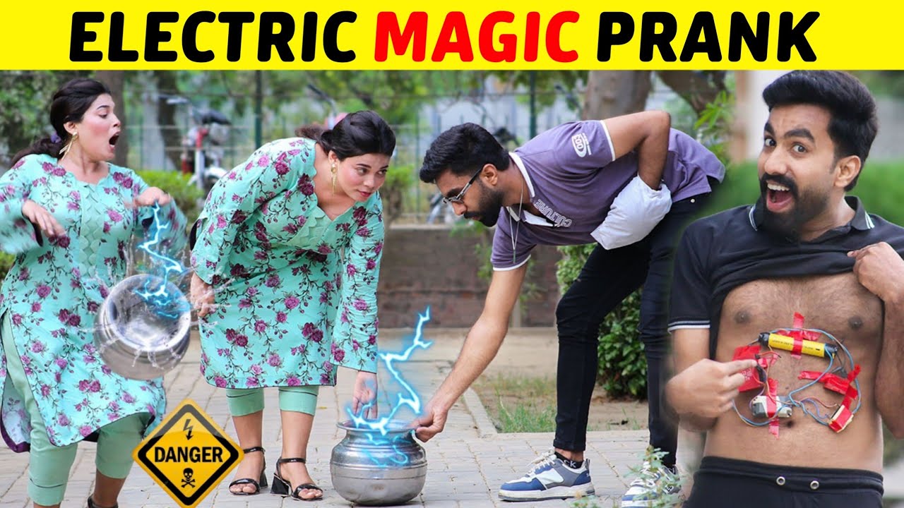 Electric ⚡ Magic Prank on Cute Girls😱 Part-2 || by Iqbal Malik on @decentpranks