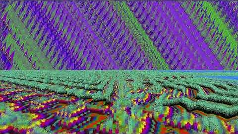 Unreleased 4kb Demoscene | Low Quality Version | 1fps | C/4Klang/Opengl