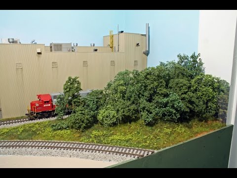 How to model a tree covered hill