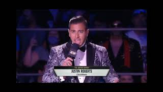 Justin Roberts' EPIC intro to Anarchy in the Arena. AEW Double or Nothing 2022