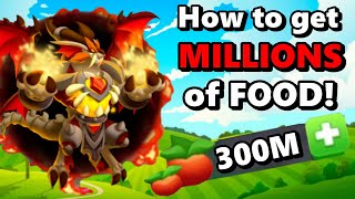 How to get MILLIONS of EXTRA FOOD in DRAGON CITY 2023! BEST WAYS to Get More Food Daily! screenshot 5