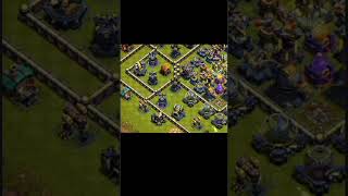 Coc Attack ☠️ only Heros ll Clash Of Clans #shorts #clashofclans #coc