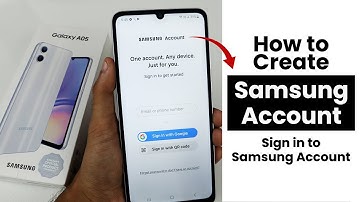 How to Create Samsung Galaxy A05 Account | Sign In to Samsung Account