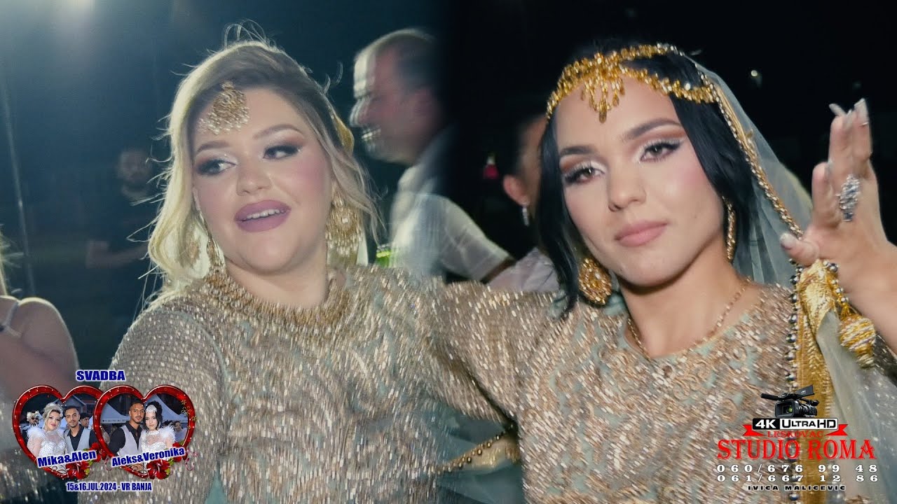 Svadba Alen&Mika i Aleks&Veronika part2 - 15.07.2024 Vr Banja - studio roma ivica 4k leskovac