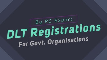 Bulk SMS DLT Registration for Government Organisations in India- pingconnect.in #pcexpert