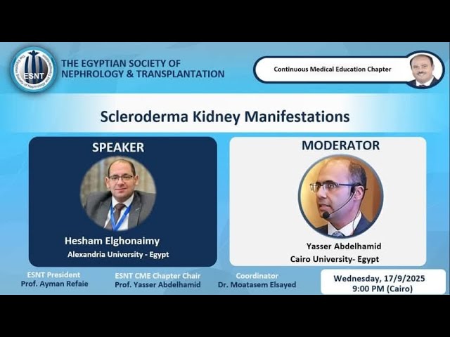 Scleroderma Kidney Manifestations-Prof. Hesham Elghonaimy