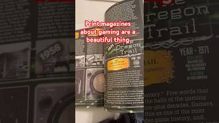 Print magazines about gaming are a beautiful thing #shorts