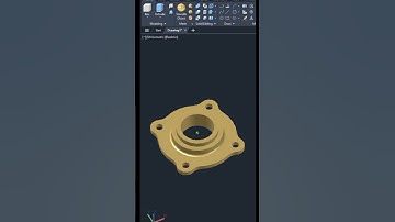 AutoCAD 3D Tutorial For Beginners Mechanical #autocadshorts