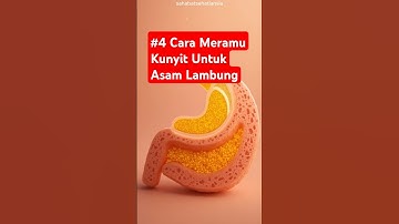 4 Cara Meramu Kunyit Untuk Asam Lambung #herbalalami #kunyit #kesehatanlansia