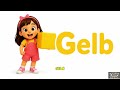 Let's make learning German colors easy and fun for kids! 🔴🔵⚫🟡🟢Part 1