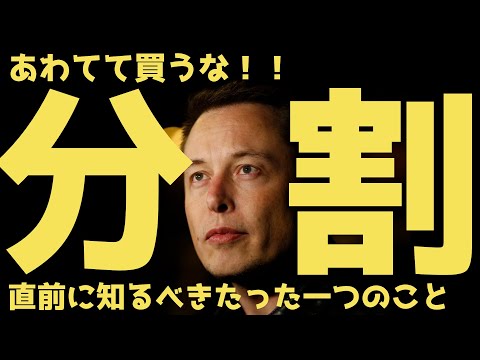 【分割】慌てるな!分割の前後で急いで買うべきではない理由 | テスラ株全力ちゃんねるのタイツ #26
