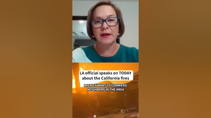 LA official speaks on TODAY about the California fires