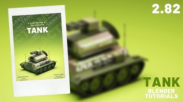 Tank | Blender 2.8 New Tutorials | process and modelling video
