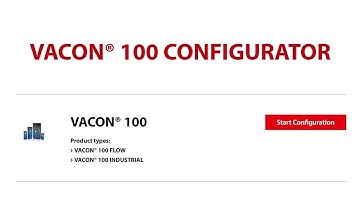 Video tutorial: How to configure your VACON® 100