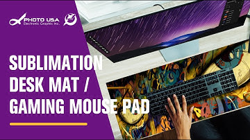 Personalize a Desk Mat | Sublimation Gaming Mouse Pad | Big Mouse Pad  - Photo USA
