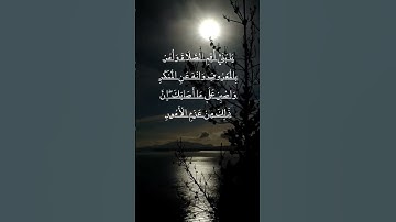 وصايا لقمان لإبنه |#القرآن_الكريم #سورة_لقمان #تلاوات #صلوا_على_النبي #اليمن #السعودية