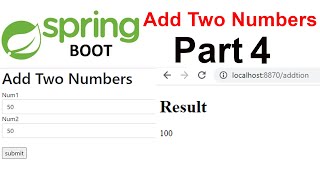 How to add two numbers Spring boot screenshot 1