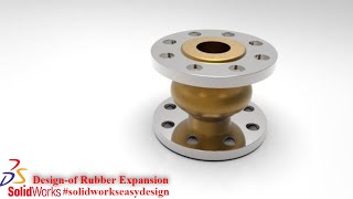 Famous Solidworks Tutorials # 44 How to Design a Rubber Expansion  in Solidworks Modeling Easy Design. Net Worth