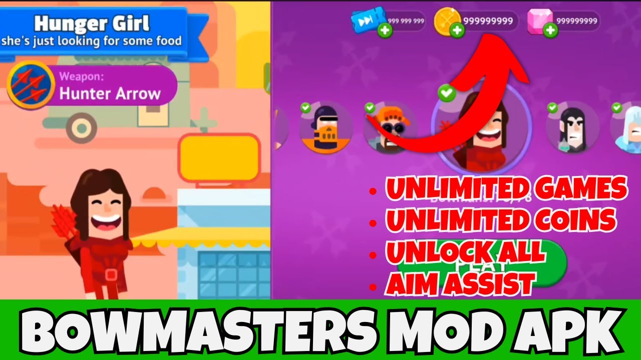 BOWMASTER MOD APK VERSION NEW UPDATE 2025 No Password &