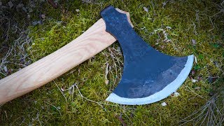 Forging a Viking Axe - Blacksmithing