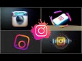 Instagram logo intro  compilation