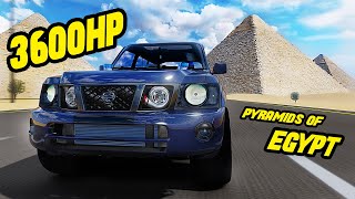 I PUT HUGE TURBOS ON THIS NISSAN PATROL looool | Pyramids Track Assetto Corsa Mods