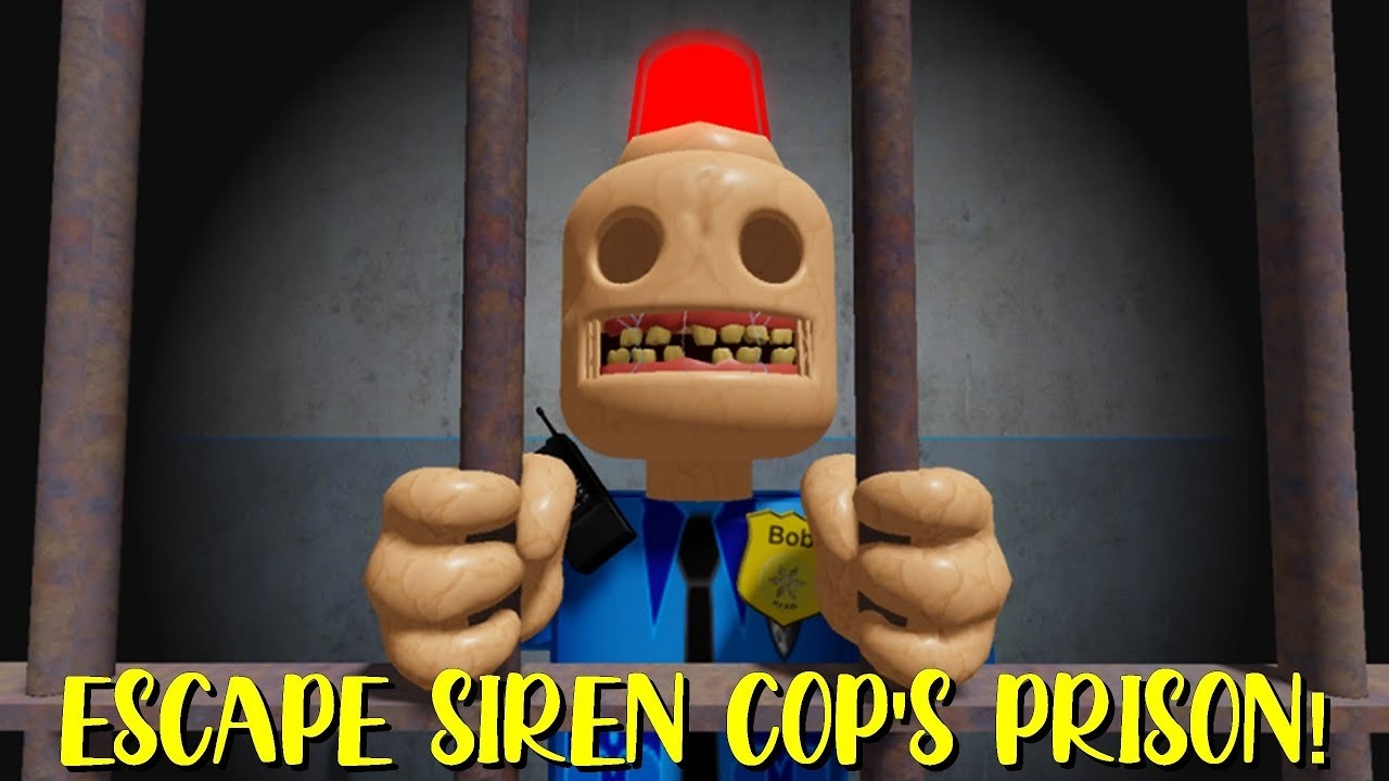 escapando del policia cabeza de sirena ROBLOX