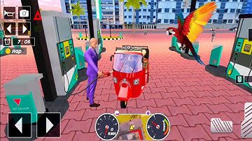 Tuk Tuk auto rickshaw driver 3D game - #162 auto rickshaw driving game - Android iOS Gameplay