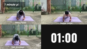 PED 030- 1min&30 sec planks by FC1_BSMT1-03 students