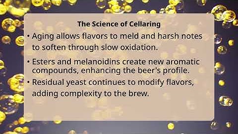 What Beer Styles Benefit From Aging?