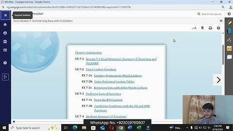 Excel Module 7 Sam Textbook Project