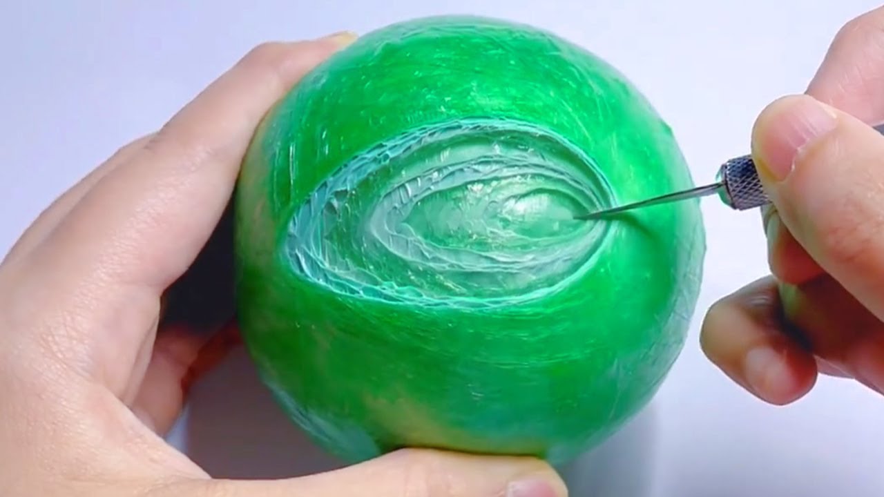 ASMR beautiful voice Tape Ball Cutting 「6 min」 Relaxing and