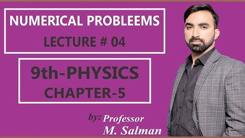 9th Class | Physics | Chapter 5 | Gravitation | Numerical Problems 5.8 and 5.10 | Unit 5 | Lec.09